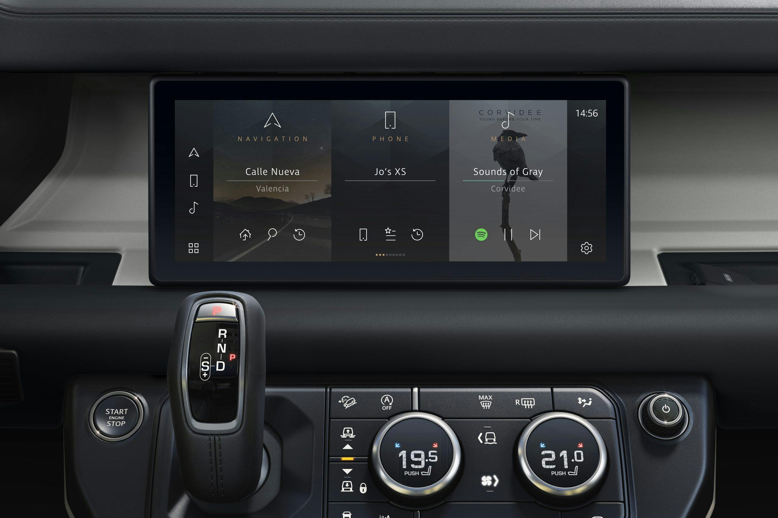 2020 Land Rover Defender interior pivi infotainment