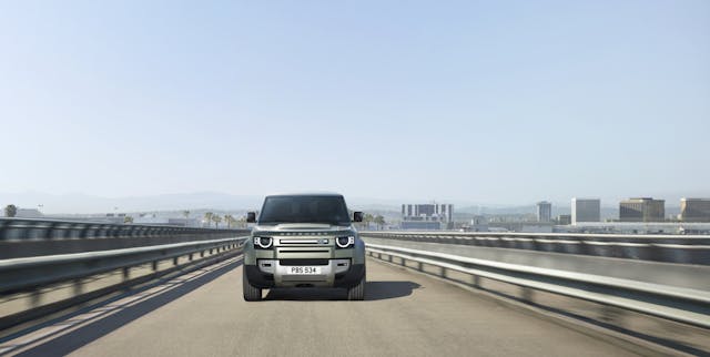 2020 Land Rover Defender on highway