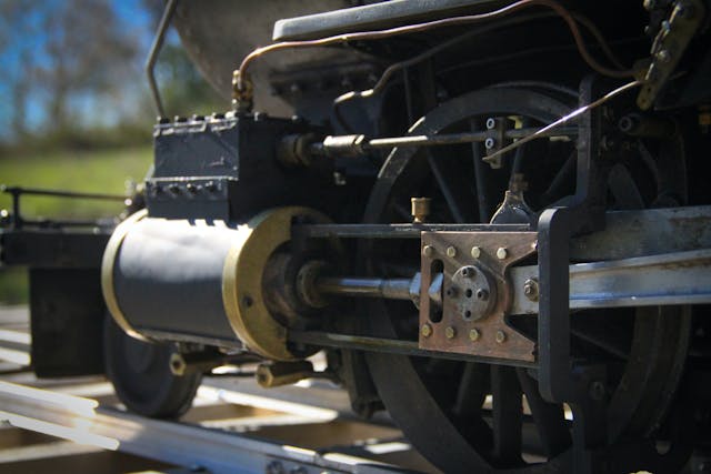 scale locomotive piston