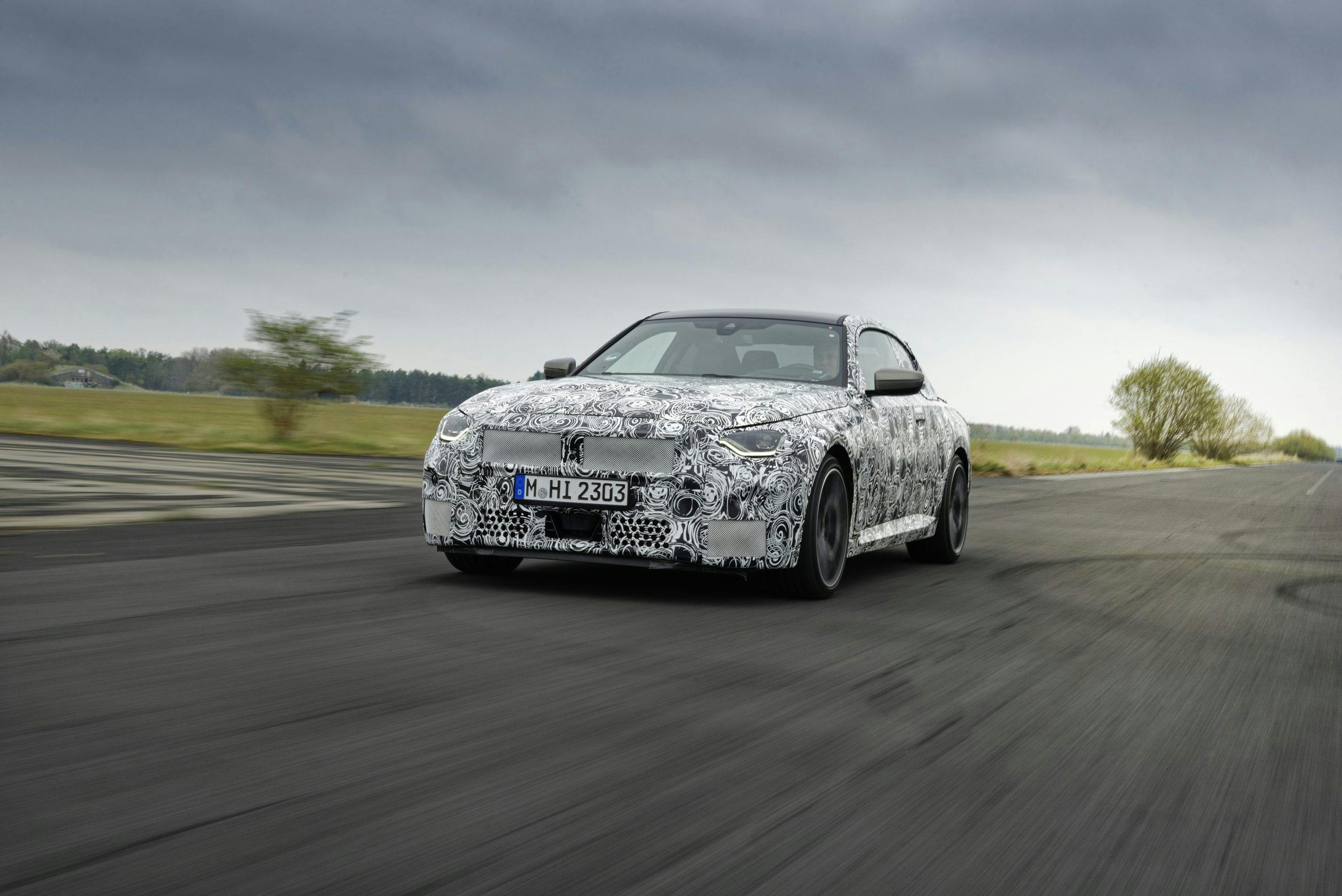 BMW 2 Series Coupe camo testing