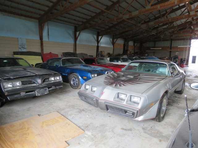 Barn full of Pontiacs