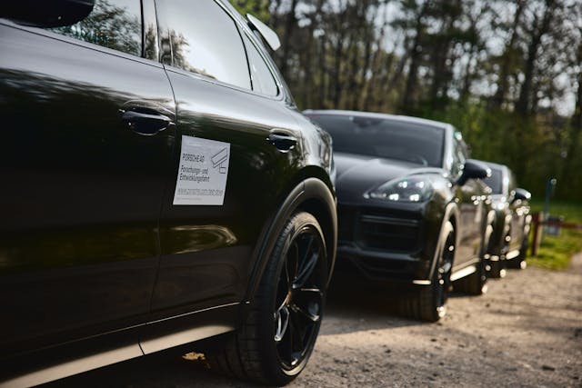 V-8 Cayenne prototype line