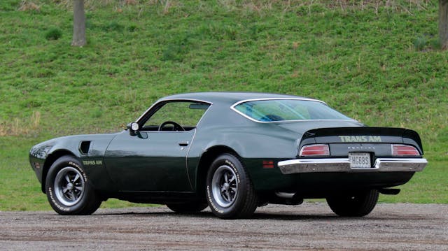 1973 Pontiac Trans Am rear three-quarter