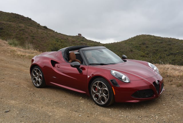 Alfa Romeo 4C front three-quarter