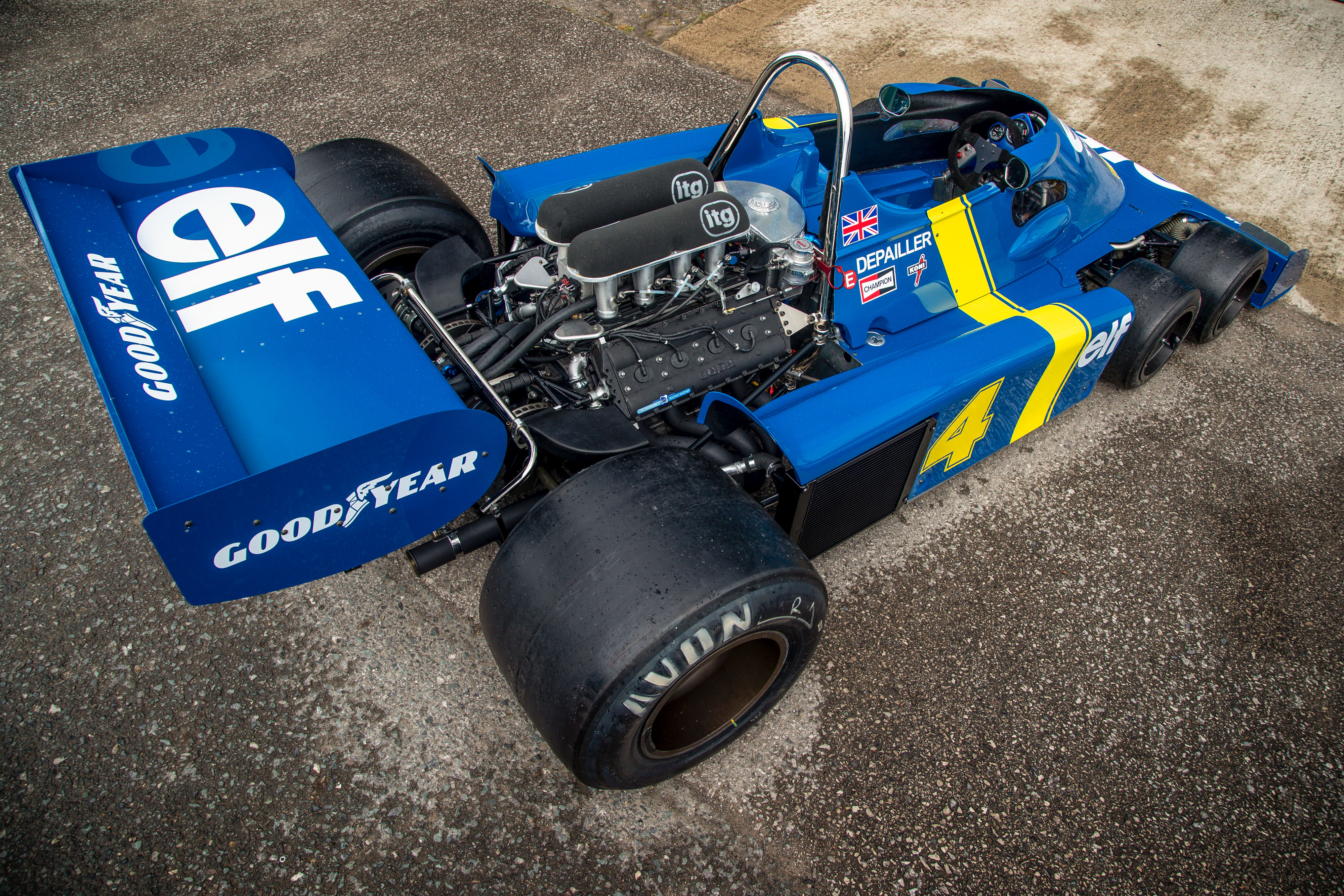 This Tyrrell P34 continuation is a six-wheeled dream machine 