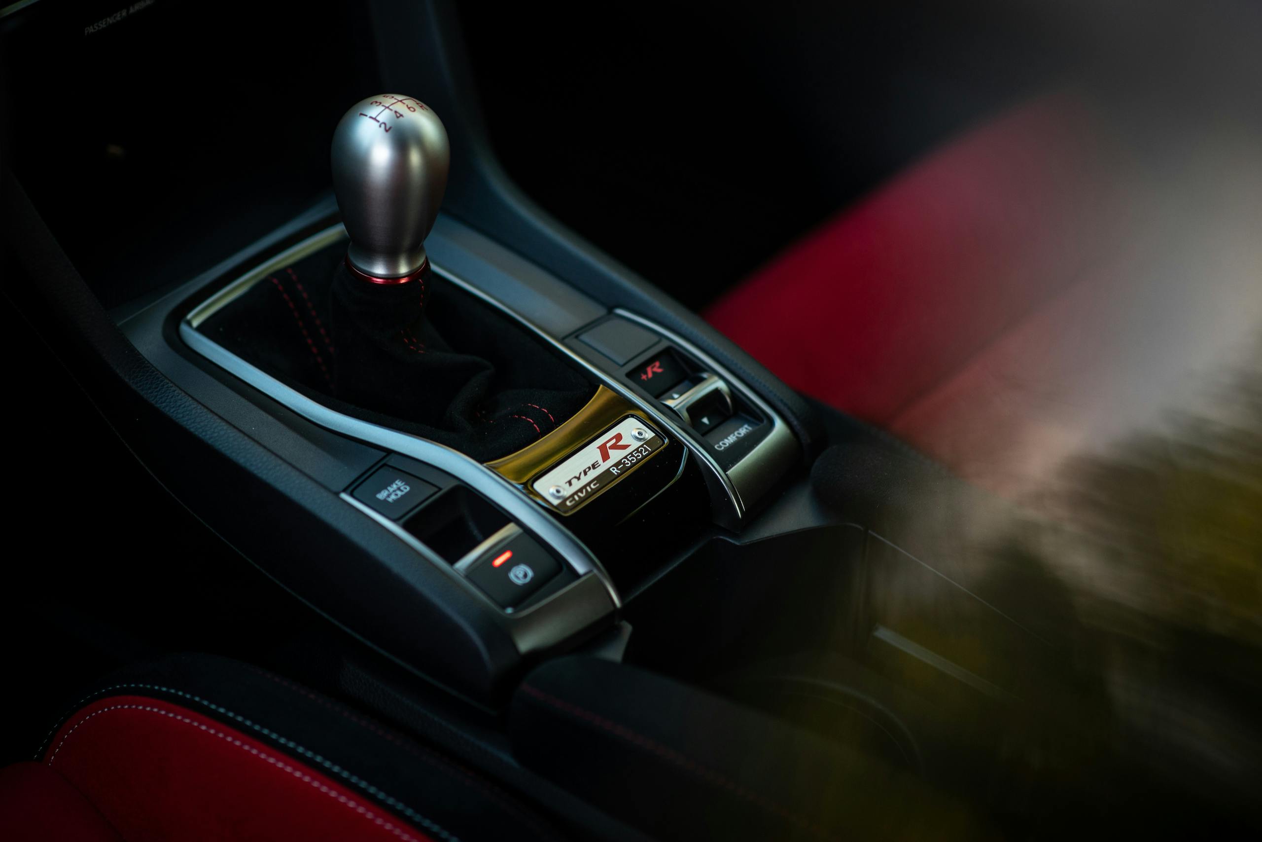 2020 Honda Civic Type R interior center console detail