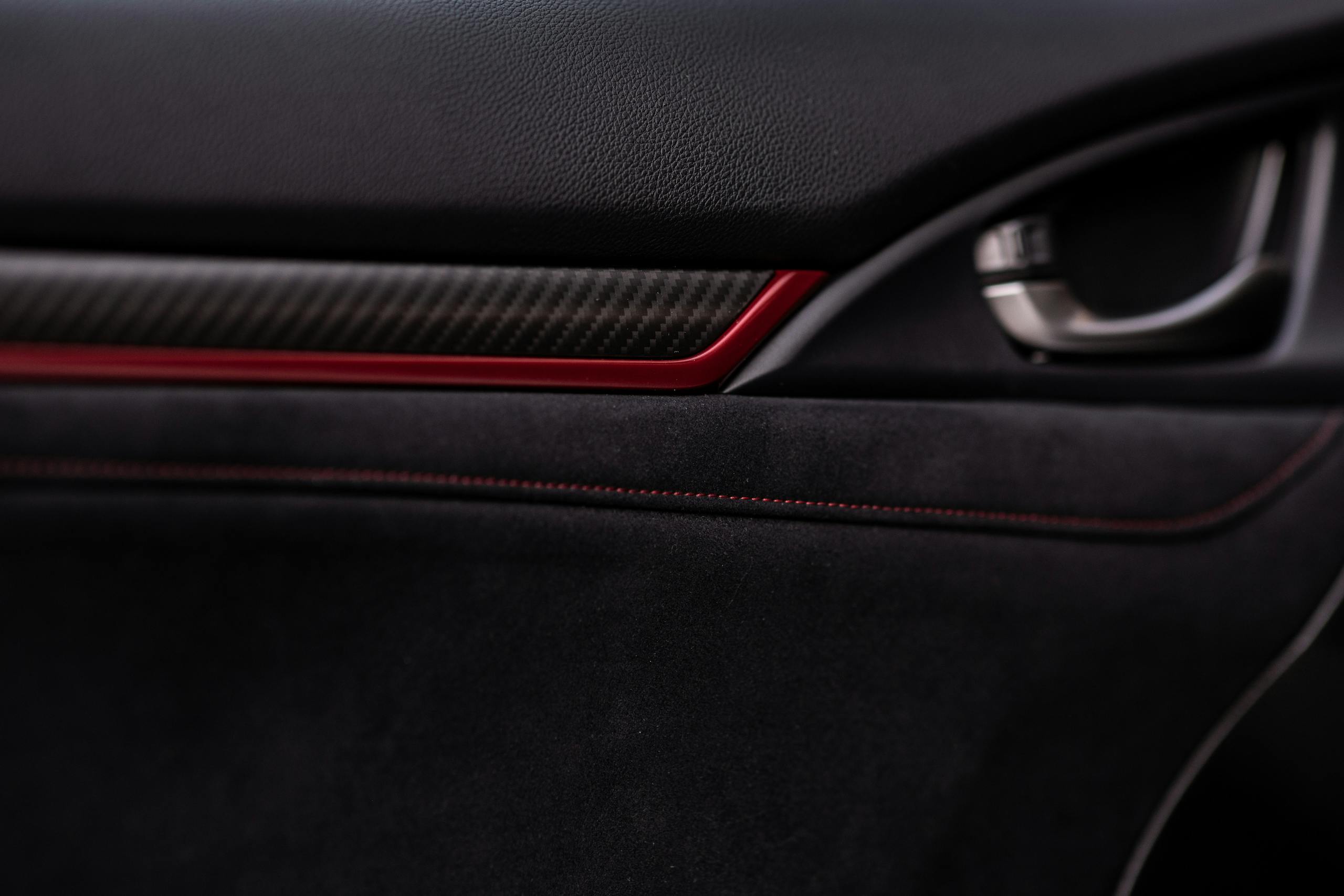 2020 Honda Civic Type R interior door panel detail