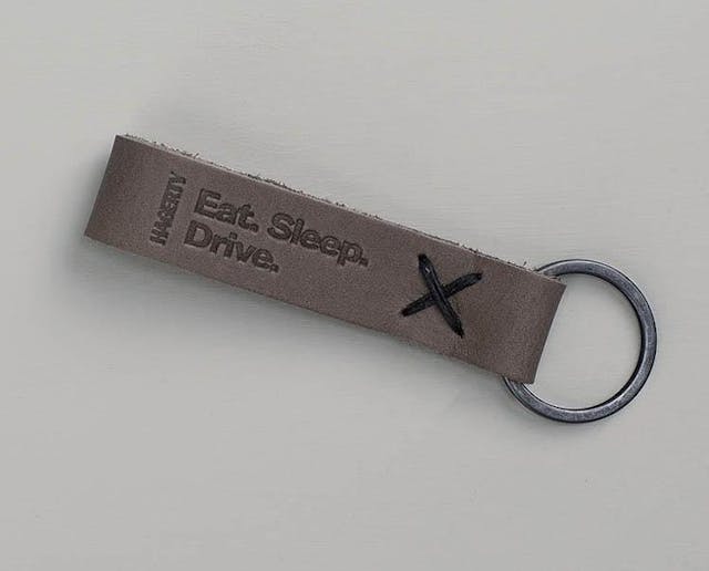 eat sleep drive keychain