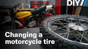 How to change a motorcycle tire | DIY