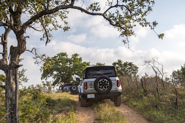 2021 Ford Bronco on path