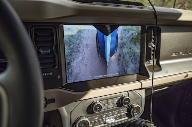 2021 Ford Bronco screen