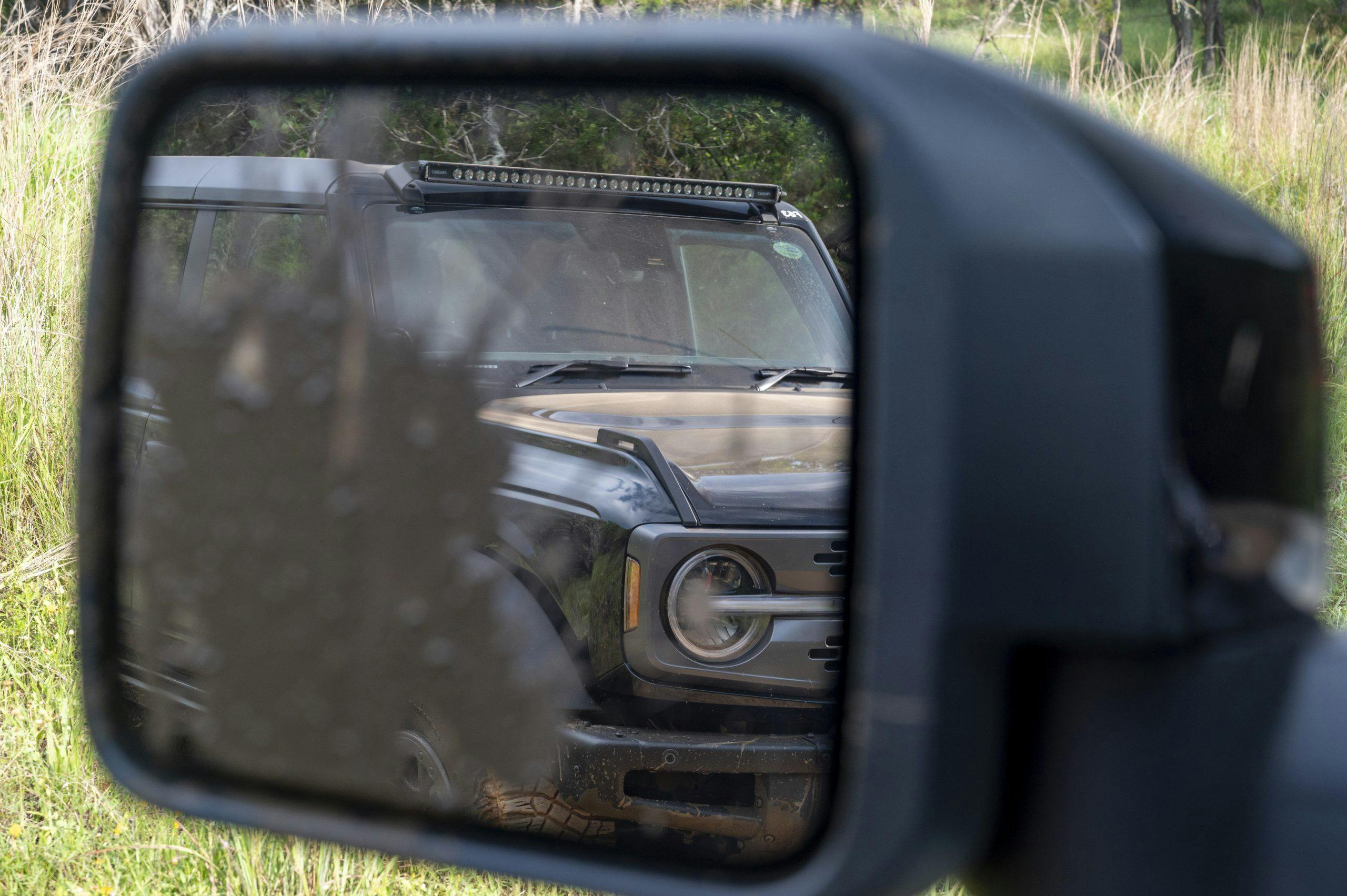 2021 Ford Bronco side mirror views