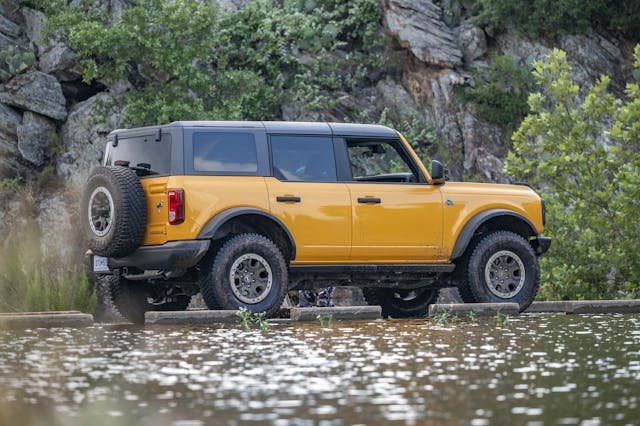 2021 Ford Bronco rear three-quarter