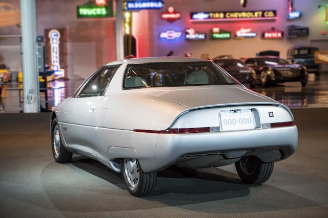 1990 GM Impact Electric Concept Vehicle rear three-quarter