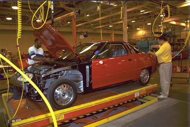 1996 Advanced Technology Vehicle EV1 assembly 1996 Advanced Technology Vehicle EV1 assembly