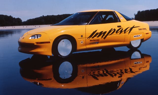 1990 GM Impact Electric Concept front three-quarter