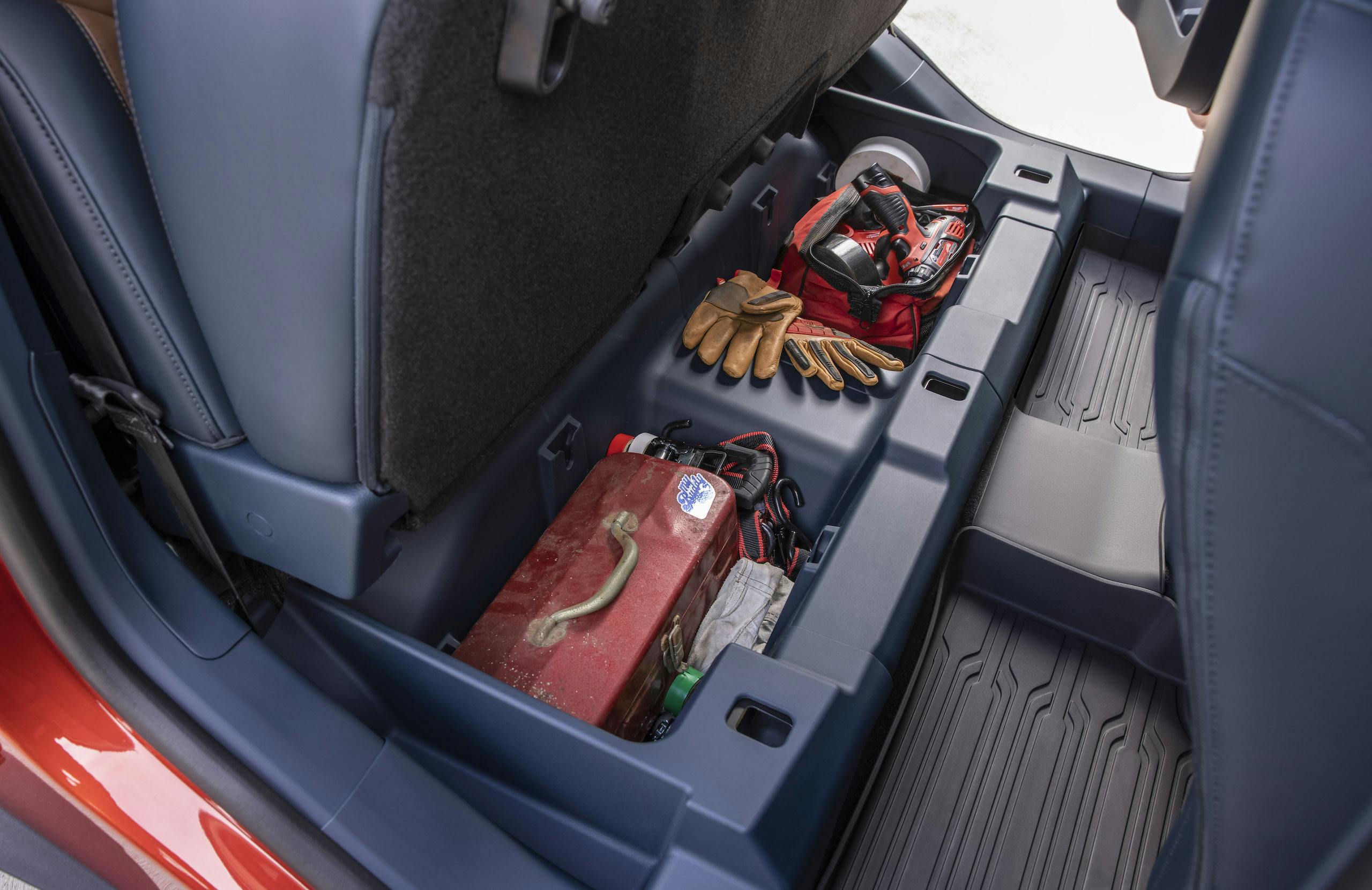 Maverick Ecoboost interior rear seat cargo room