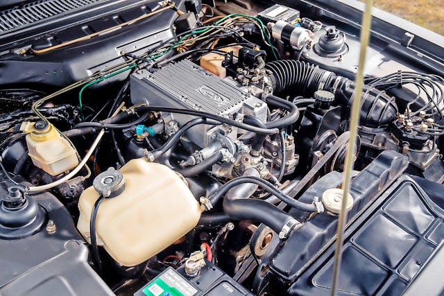 Henry Ford Capri engine bay