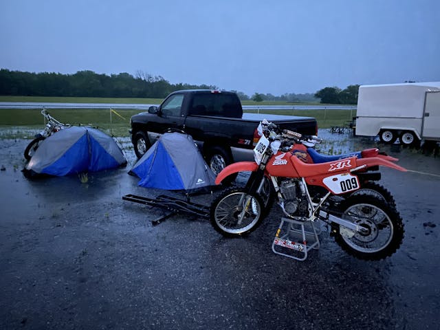 heartland motofest first night camp