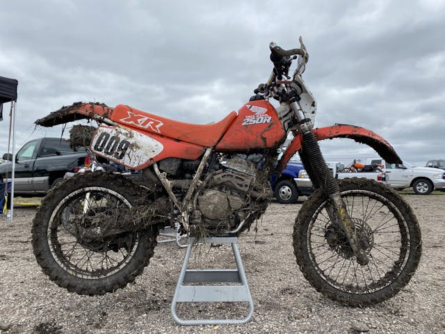 Honda XR250R after cross country