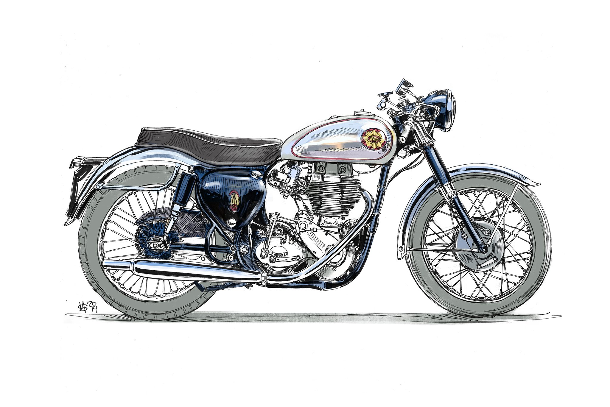 The bsa dbd34 500cc on sale gold star motorcycle