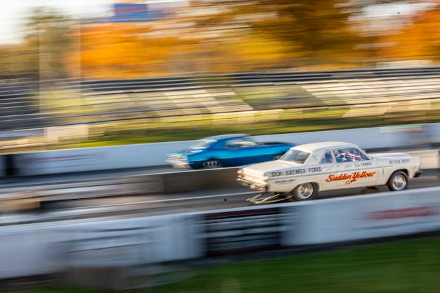 Milan Dragway race action