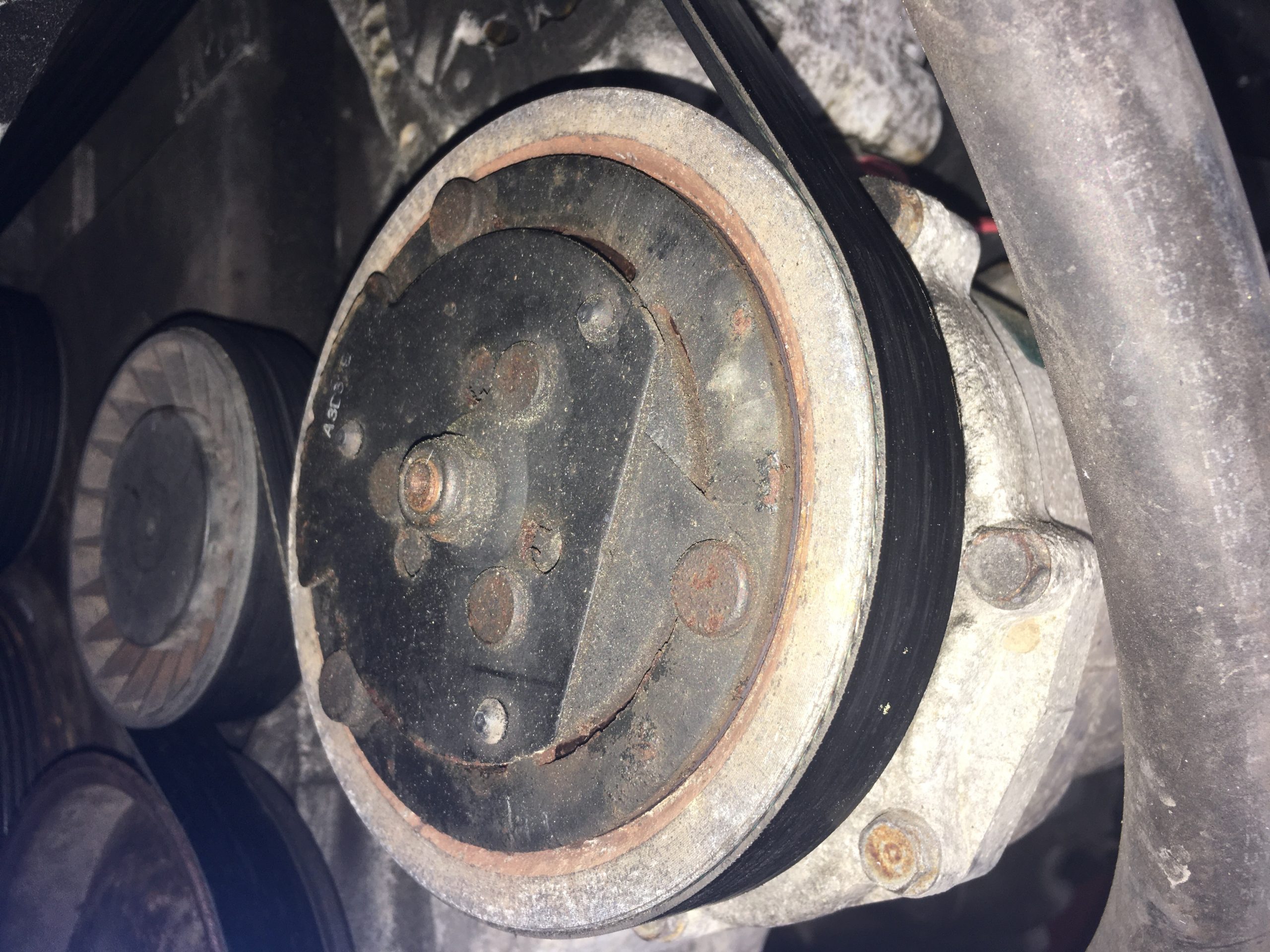 The joy of silencing a metallic rattle by replacing the compressor ...
