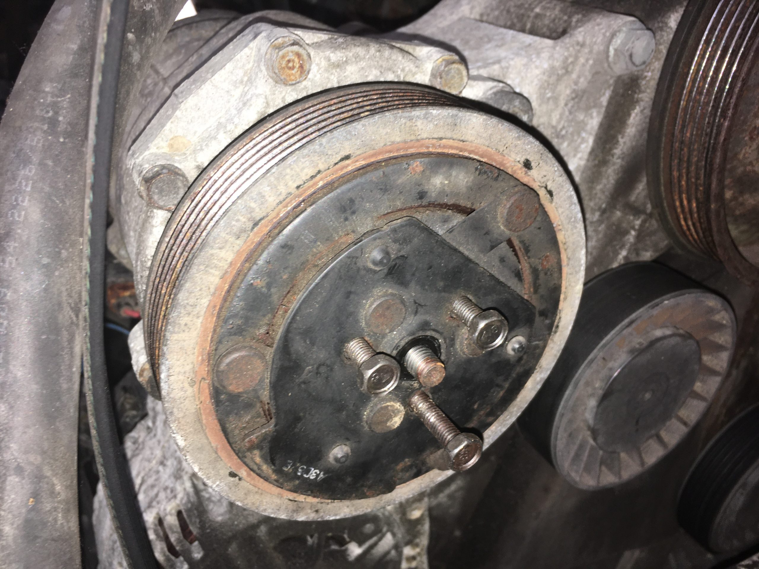 The joy of silencing a metallic rattle by replacing the compressor ...