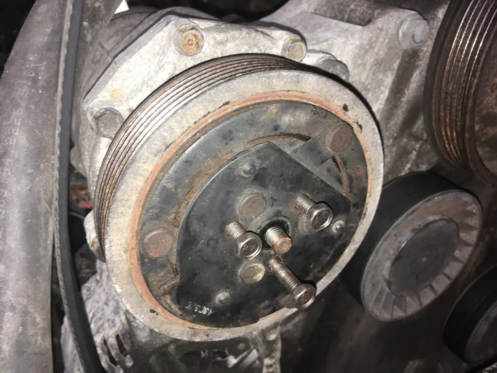 The joy of silencing a metallic rattle by replacing the compressor ...