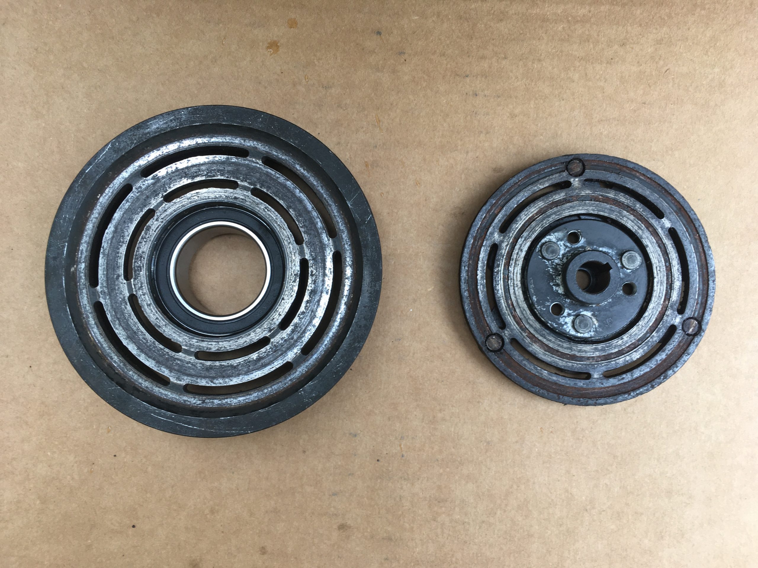 The joy of silencing a metallic rattle by replacing the compressor