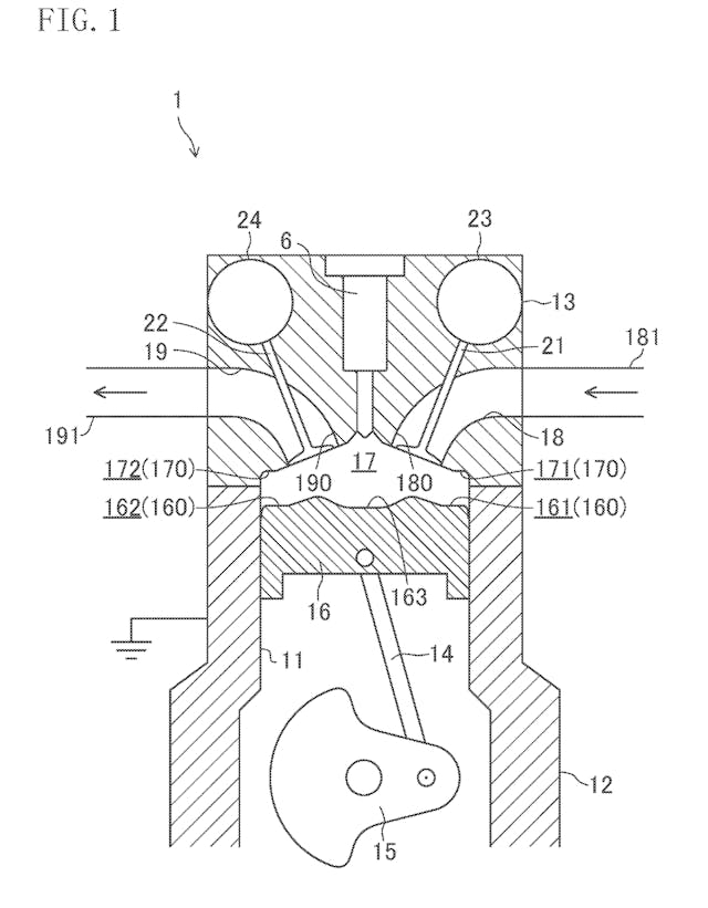 Engine flow patent