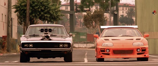 1994 Toyota Supra MK IV and Charger side by side Fast Furious