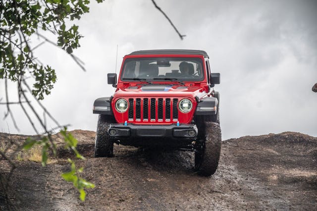 Jeep Wrangler Rubicon 4xe off-roading