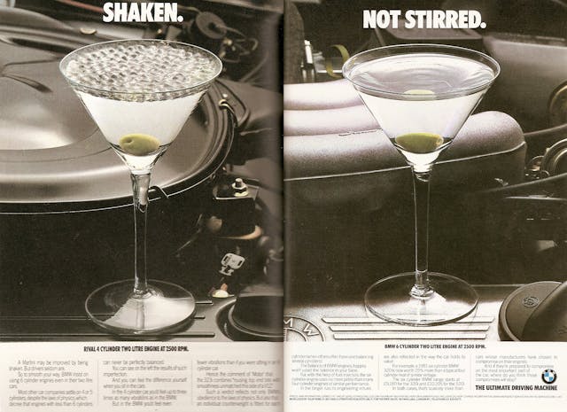 BMW martini vintage ad