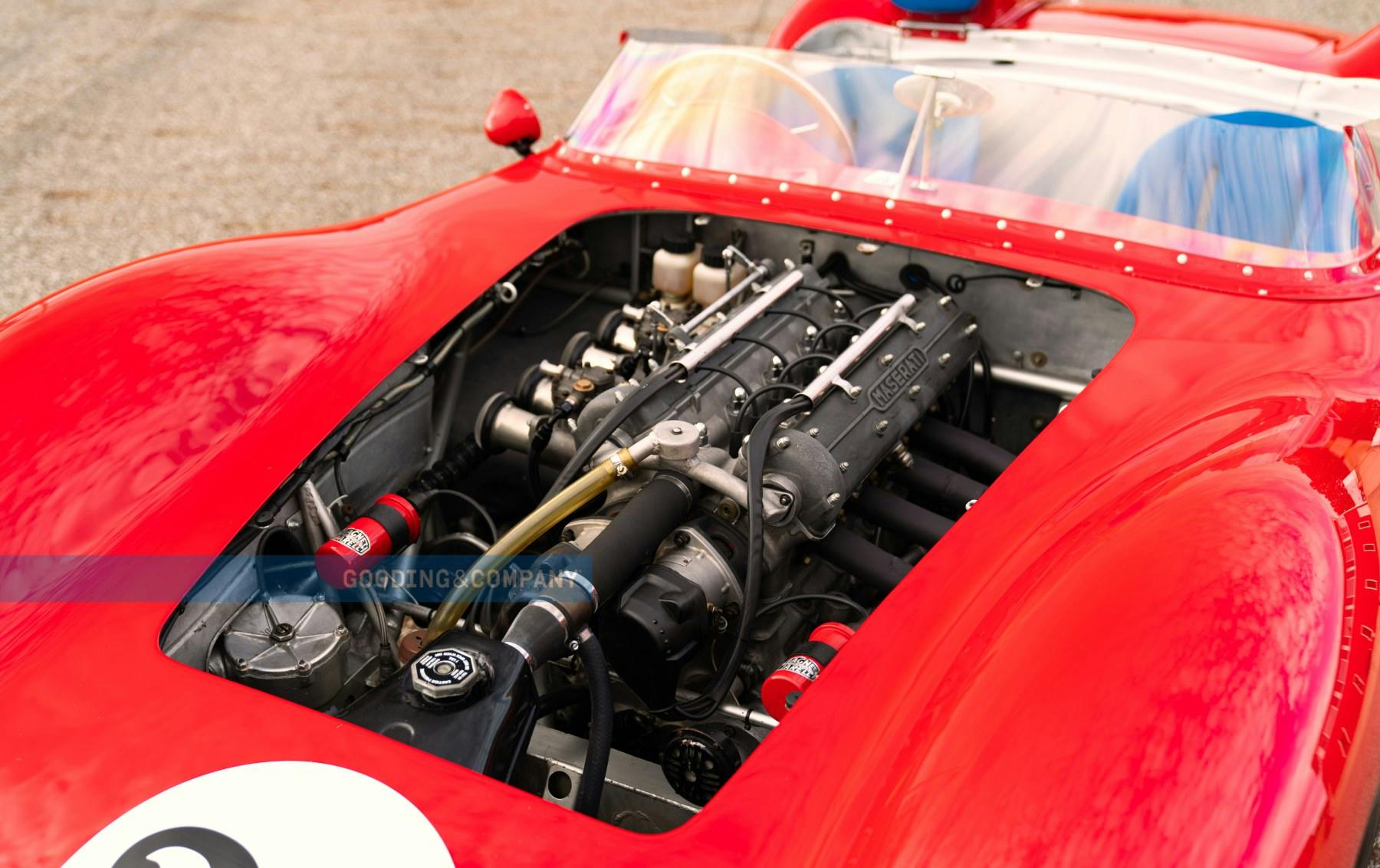 1957 Maserati 200Si engine