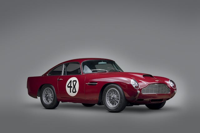 aston martin db4 gt lightweight front three-quarter