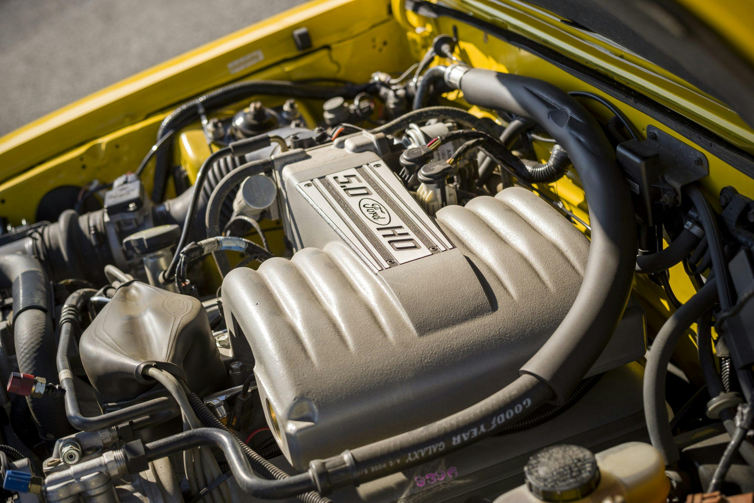 1993 Ford Mustang LX engine close