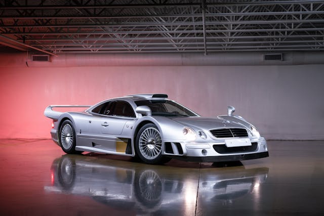 1998 Mercedes-Benz AMG CLK GTR front three-quarter studio