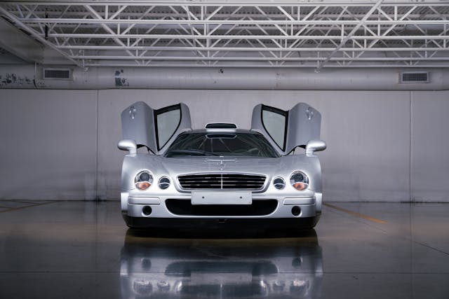 1998 Mercedes-Benz AMG CLK GTR doors up front studio