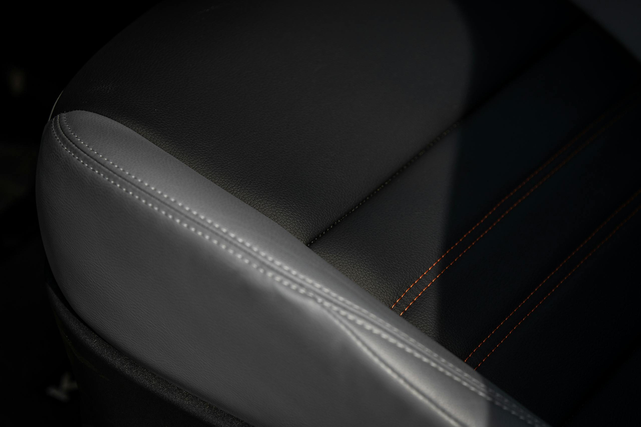 Nissan Kicks interior seat stitching