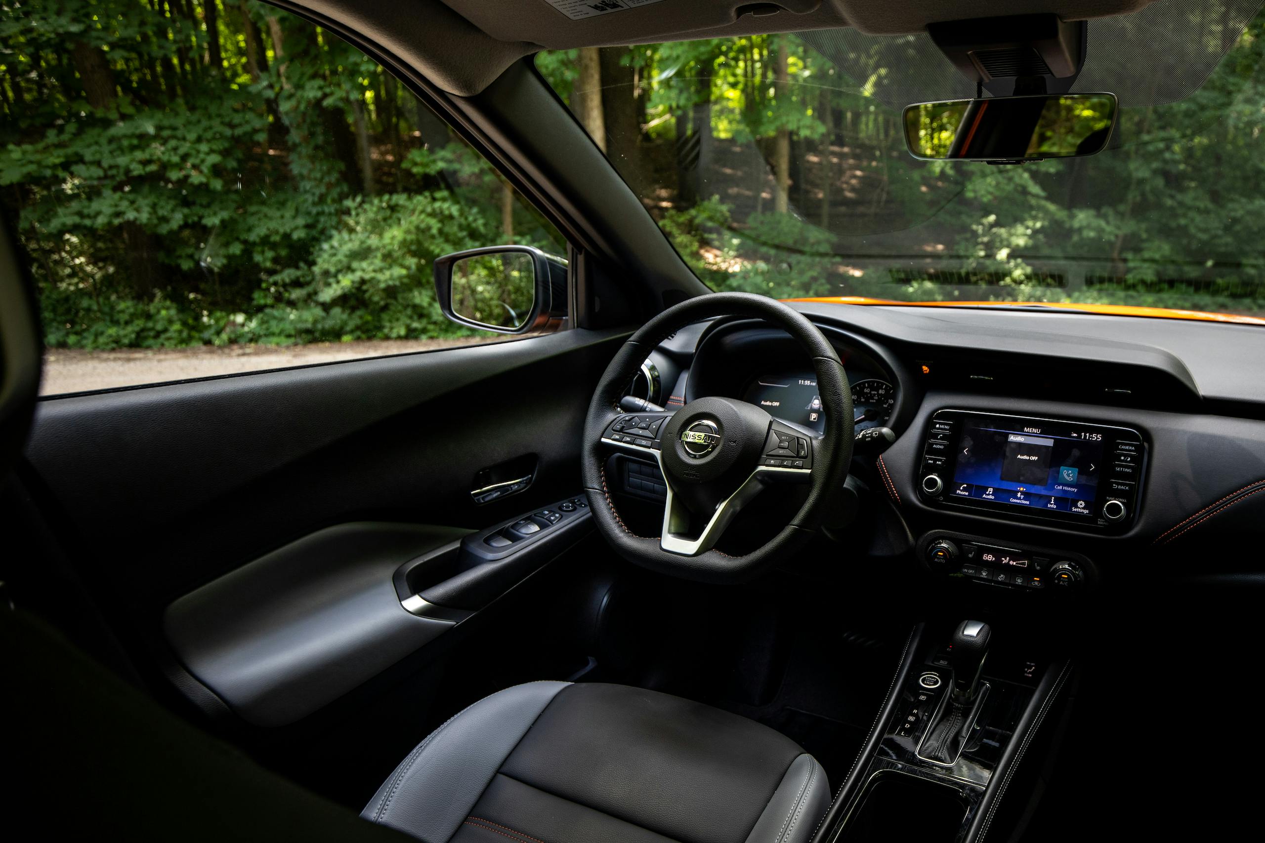 Nissan Kicks interior driver seat