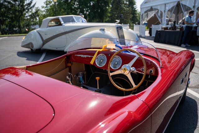 2021 COA Best of Show winners 1953 Ferrari 250MM interior