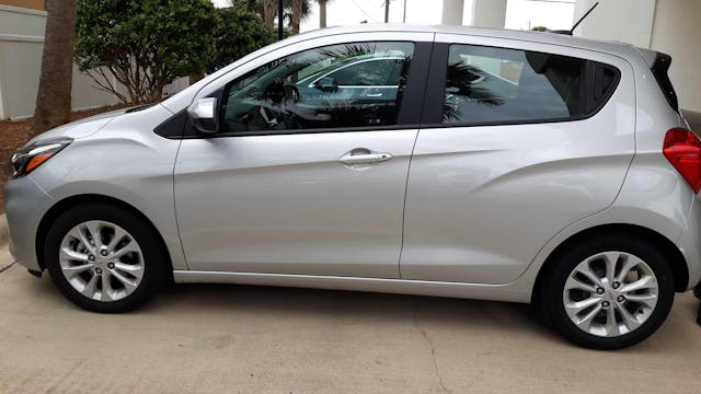 Chevrolet Spark side profile