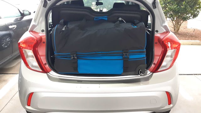 Chevrolet Spark rear trunk cargo
