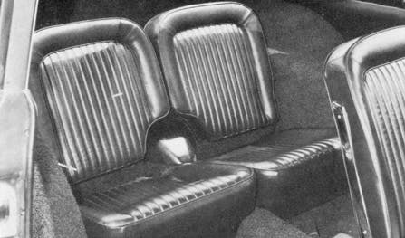 4-Seater 1963 Split Window Coupe Prototype rear seat