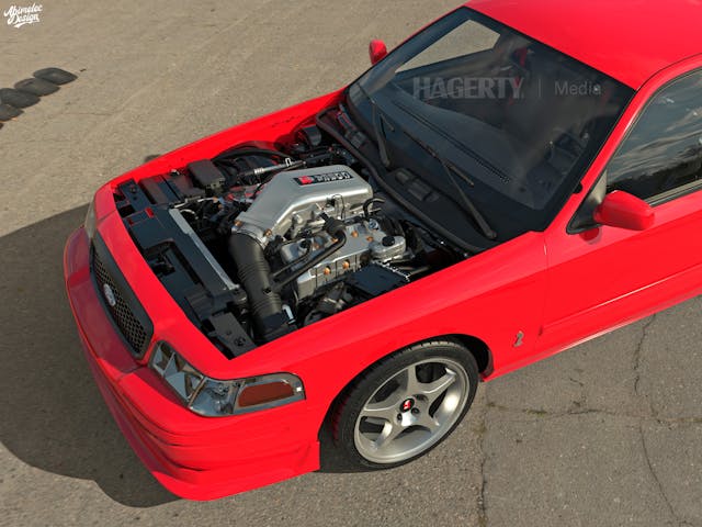 Crown Victoria SVT Cobra R overhead engine