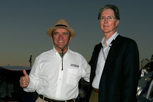 Jack Roush and Boston Red Sox team owner John Henry