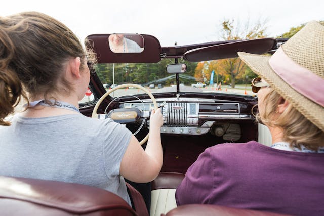 DeSoto Custom Convertible driving lesson