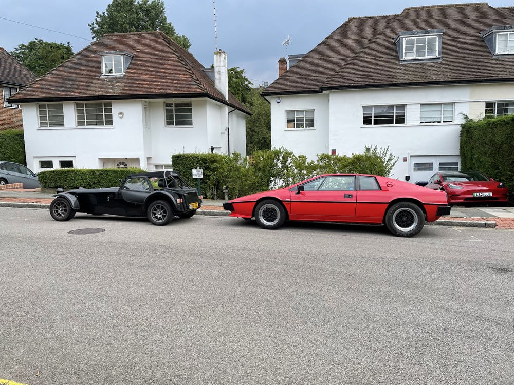 Lotus Esprit and Caterham