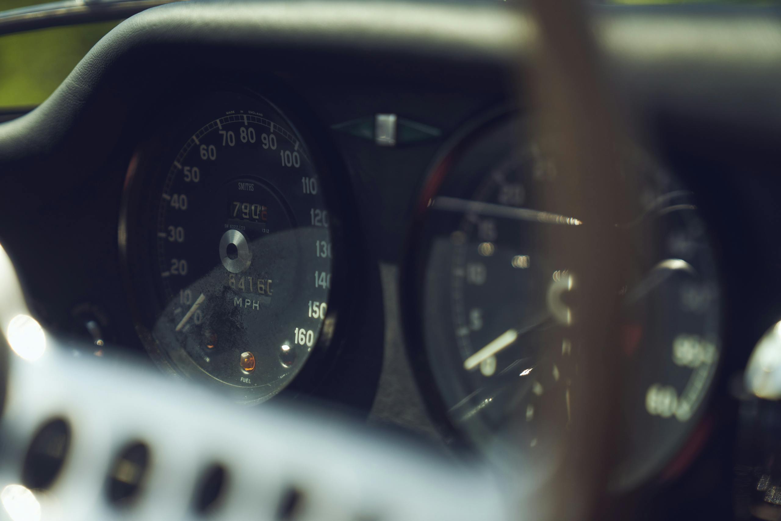 Jaguar E-Type speedometer gauge